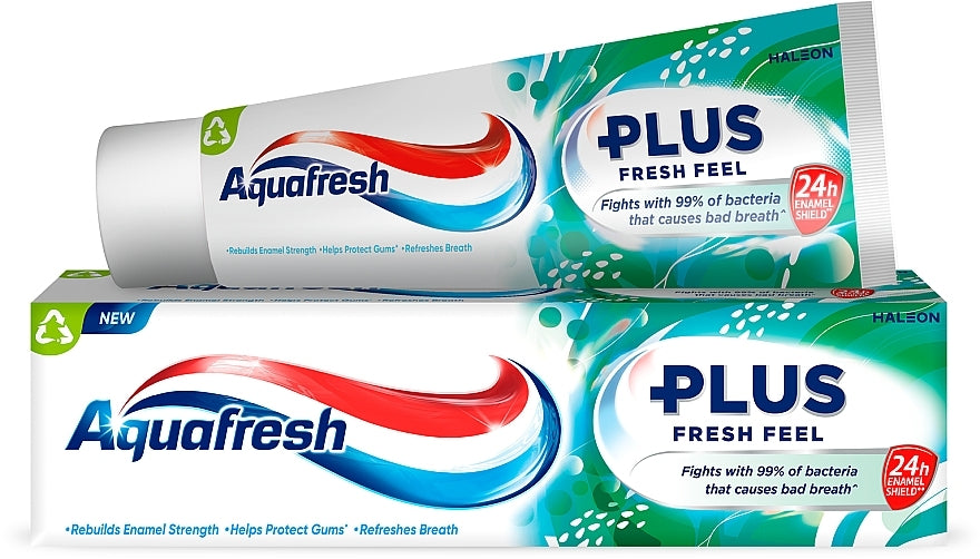 Aquafresh Plus Fresh Feel Toothpaste, 75 mL