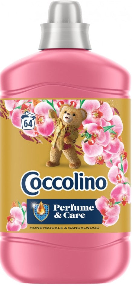 Coccolino Perfume & Care Honeysuckle & Sandalwood Fabric Softener, 1600 mL