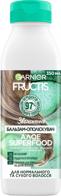 Garnier Fructis Aloe Superfood Moisture Hair Conditioner, 350 mL