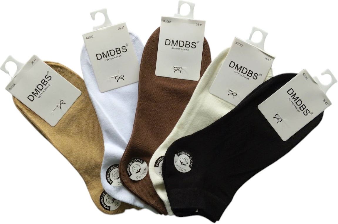 DMDBS BJ052 Women's Short Socks, Size 36-41