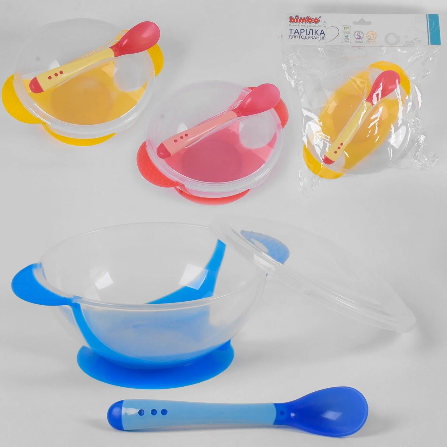 Bimbo 43891 Kids Plate & Spoon Set