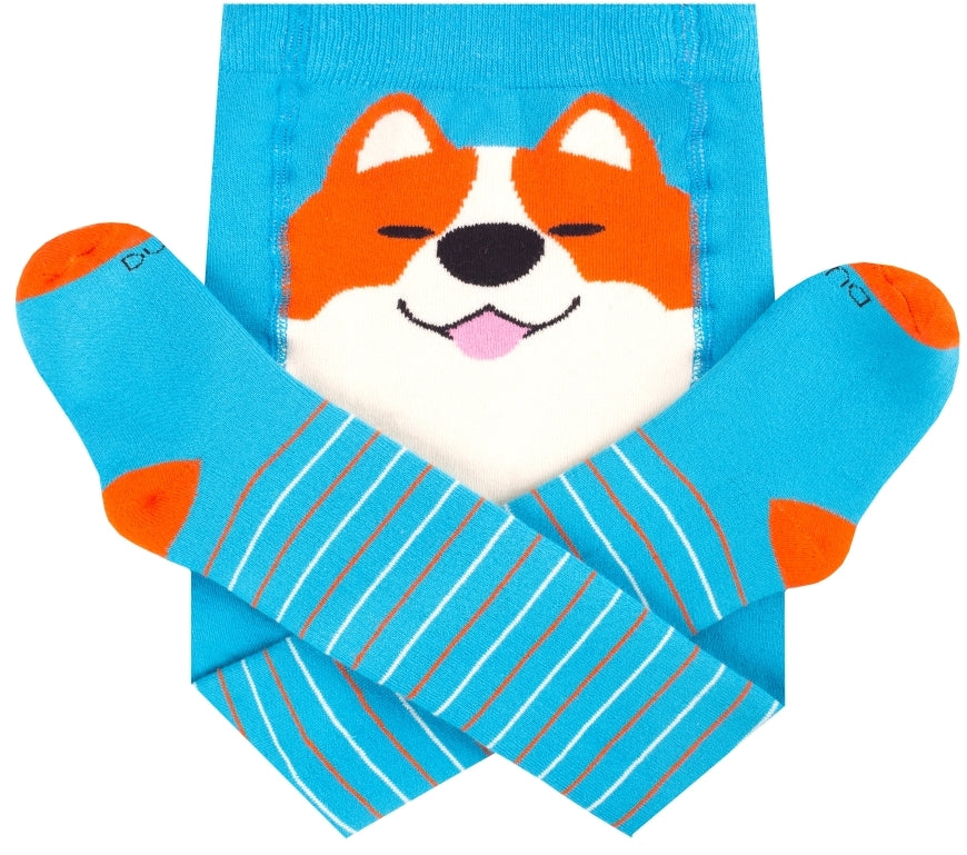 Duna 4941 Baby Cotton Tights, Turquoise, 0-6 Months, 62-68 cm