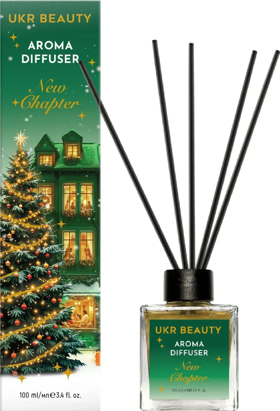 UKR Beauty New Chapter Home Reed Diffuser, 100 mL