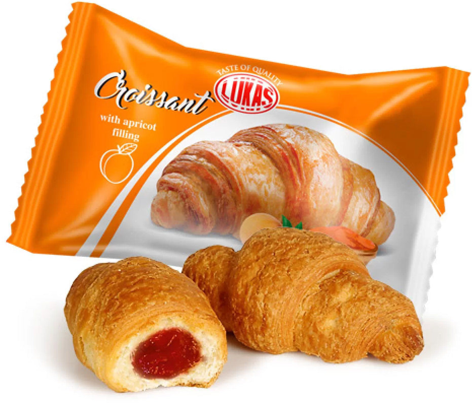 Lukas Apricot-Filled Croissant, 45 g