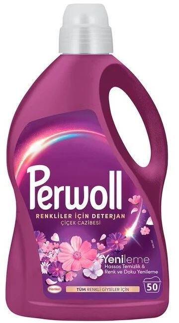 Perwoll Liquid Laundry Detergent Color Blossom, 2.75 L