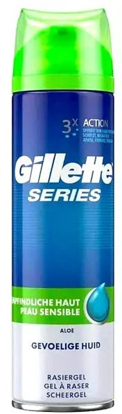 Gillette Series Sensitive Aloe Shaving Gel, 200 mL