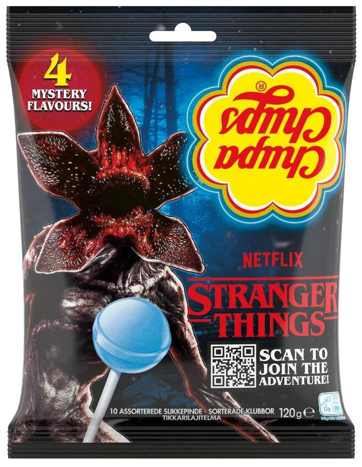 Chupa Chups Stranger Things Lollipops, 120 g