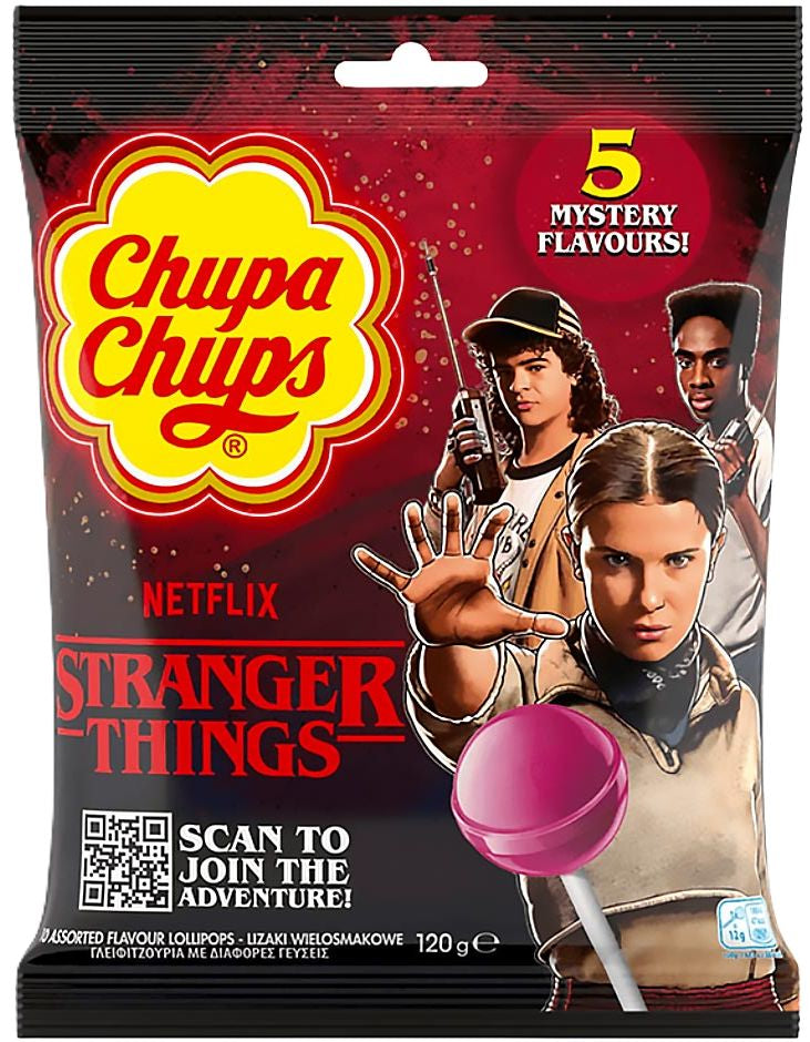 Chupa Chups Stranger Things Lollipops, 120 g