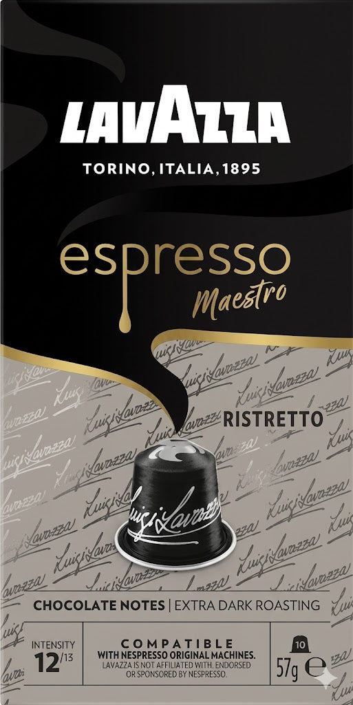 Lavazza Espresso Maestro Ristretto Coffee Capsules, 10 x, 5.7 g