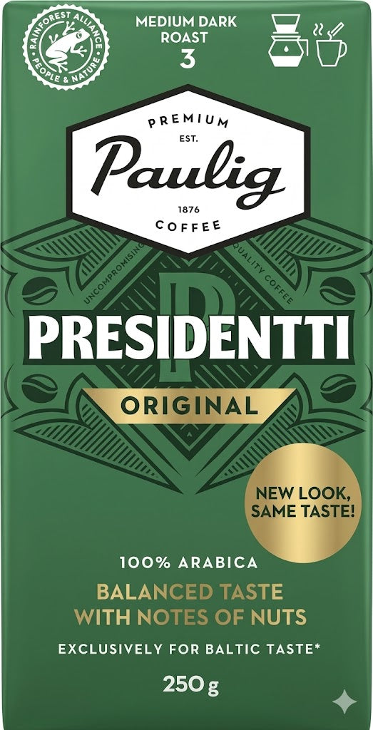 Paulig Presidentti Original Ground Coffee, 250 g