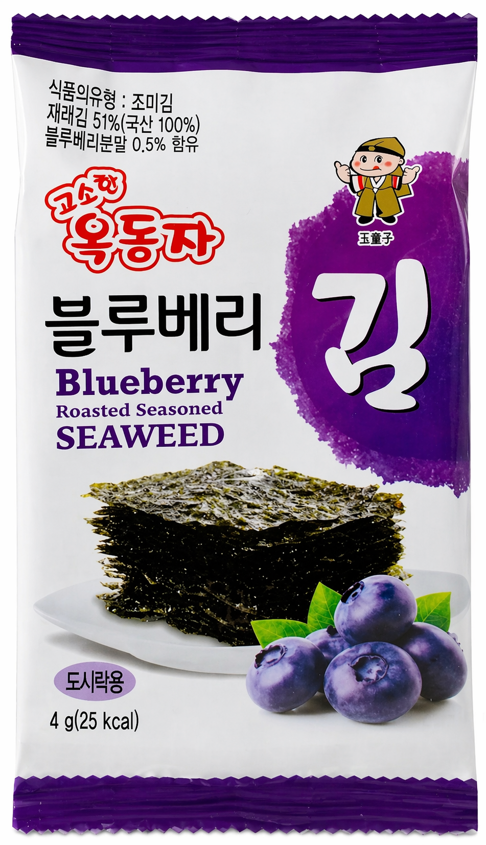 Ock-Dong-Ja Blueberry Nori Chips, 4 g