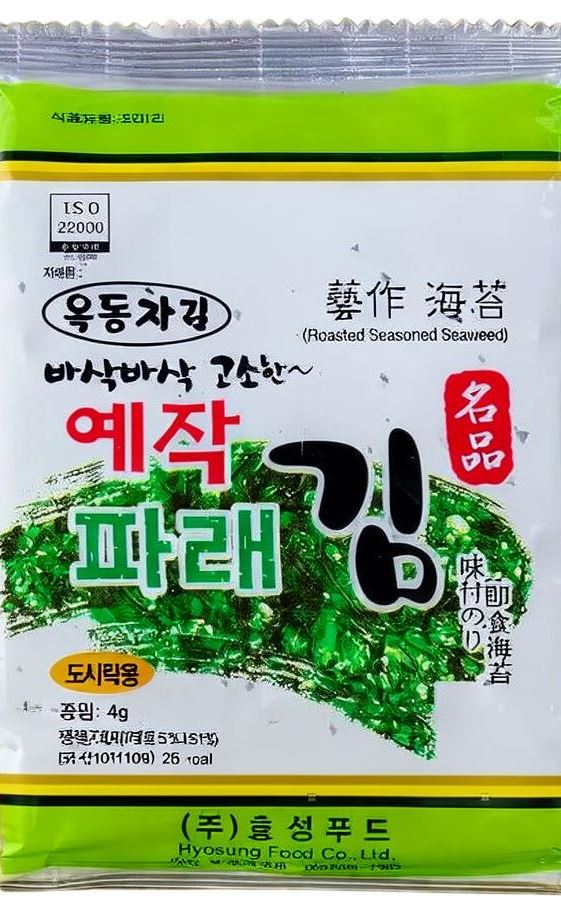 Ock-Dong-Ja Green Tea Nori Chips, 4 g