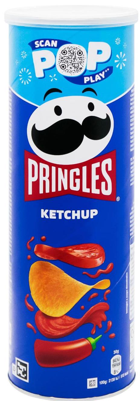 Pringles Chips Ketchup, 165 g