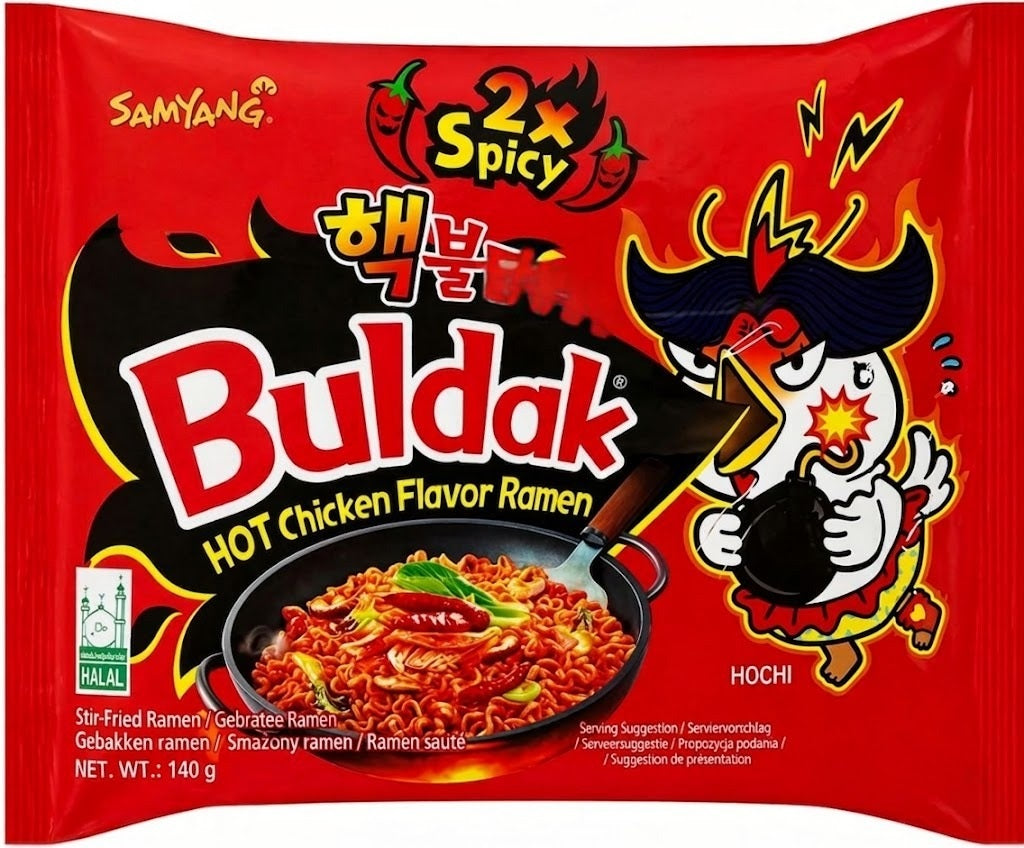Instant Noodles Samyang Buldak Hot Chicken Flavor Ramen, 140 g