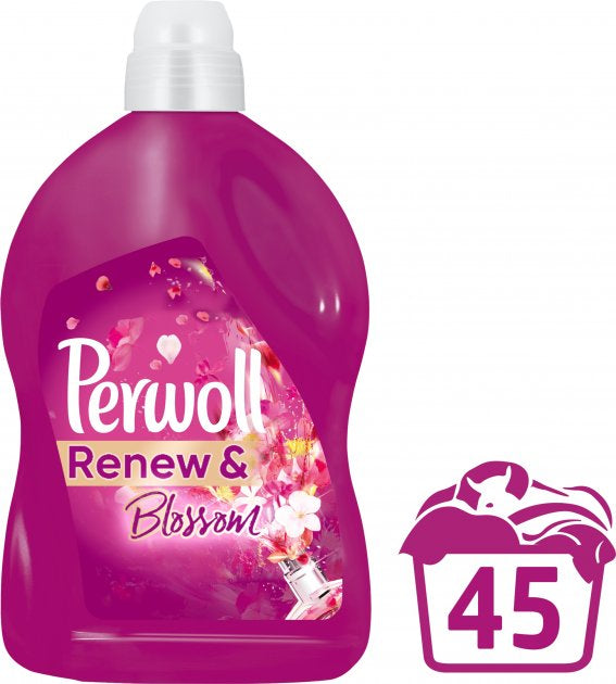 Perwoll Renew & Blossom Liquid Laundry Detergent, 2.7 L - Image 2