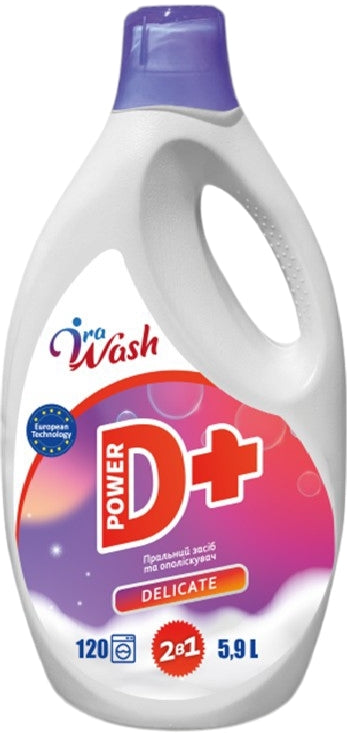 Ira Wash D+ Delicate Laundry Detergent Gel, 5.9 L