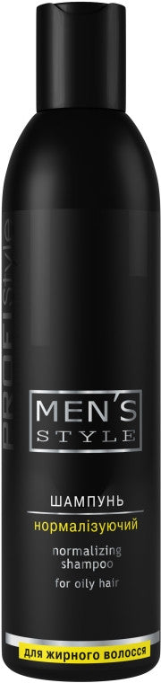 Viki ProfiStyle Men's Balancing Shampoo for Oily Hair, 250 mL