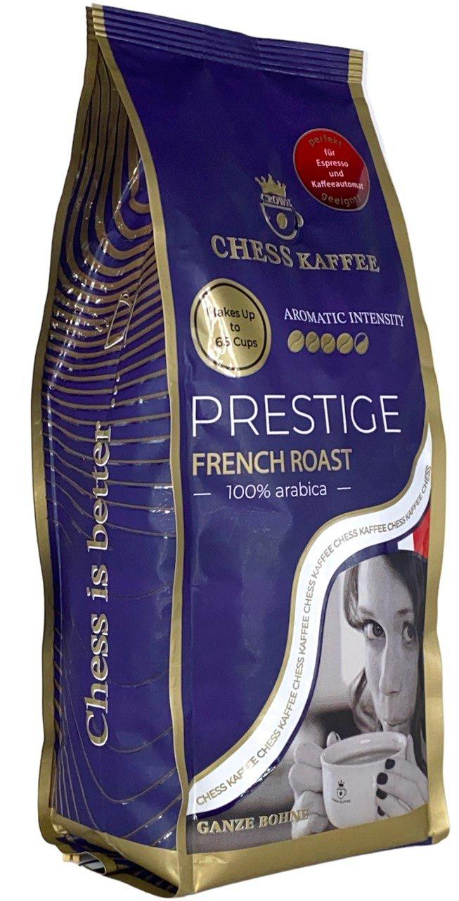 Chess Kaffee Prestige French Roast Coffee Beans, 500 g