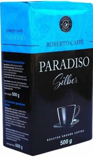 Roberto Caffe Paradiso Silver Ground Coffee, 500 g
