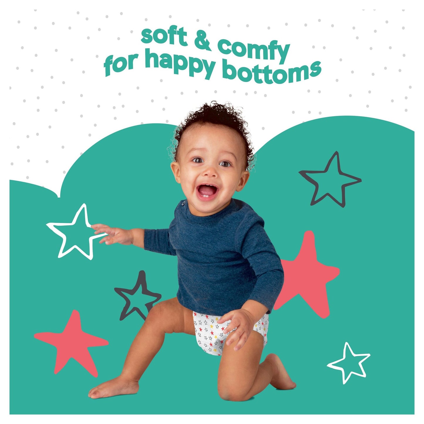 Fred&Flo Easy Fit Size 4 Baby Pull-Up Diaper Pants, 8-15 kg, 42 pcs - Image 4