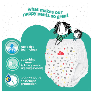 Fred&Flo Easy Fit Size 4+ Baby Pull-Up Diaper Pants, 10-17 kg, 40 pcs - Image 2