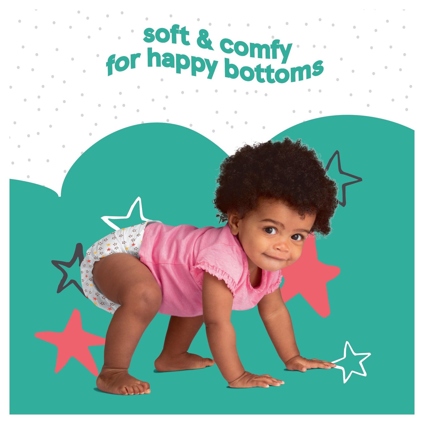 Fred&Flo Easy Fit Size 4+ Baby Pull-Up Diaper Pants, 10-17 kg, 40 pcs - Image 4
