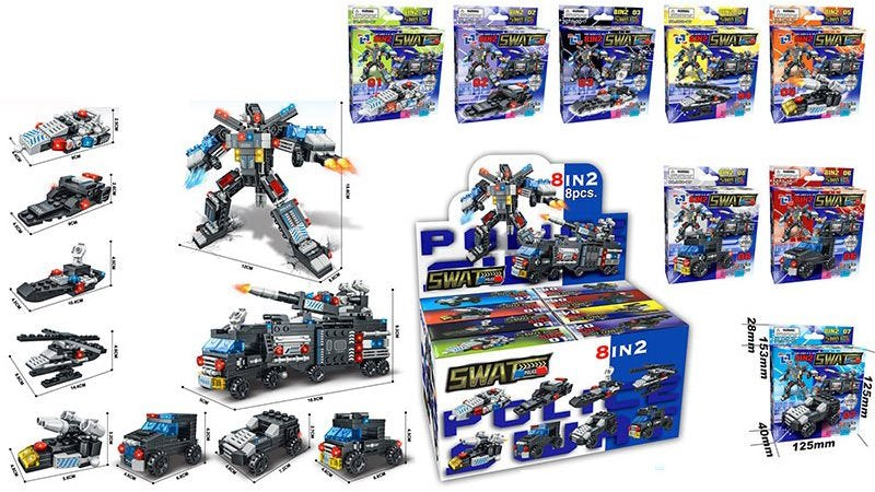 0868-117 Building Set, Assorted Designs