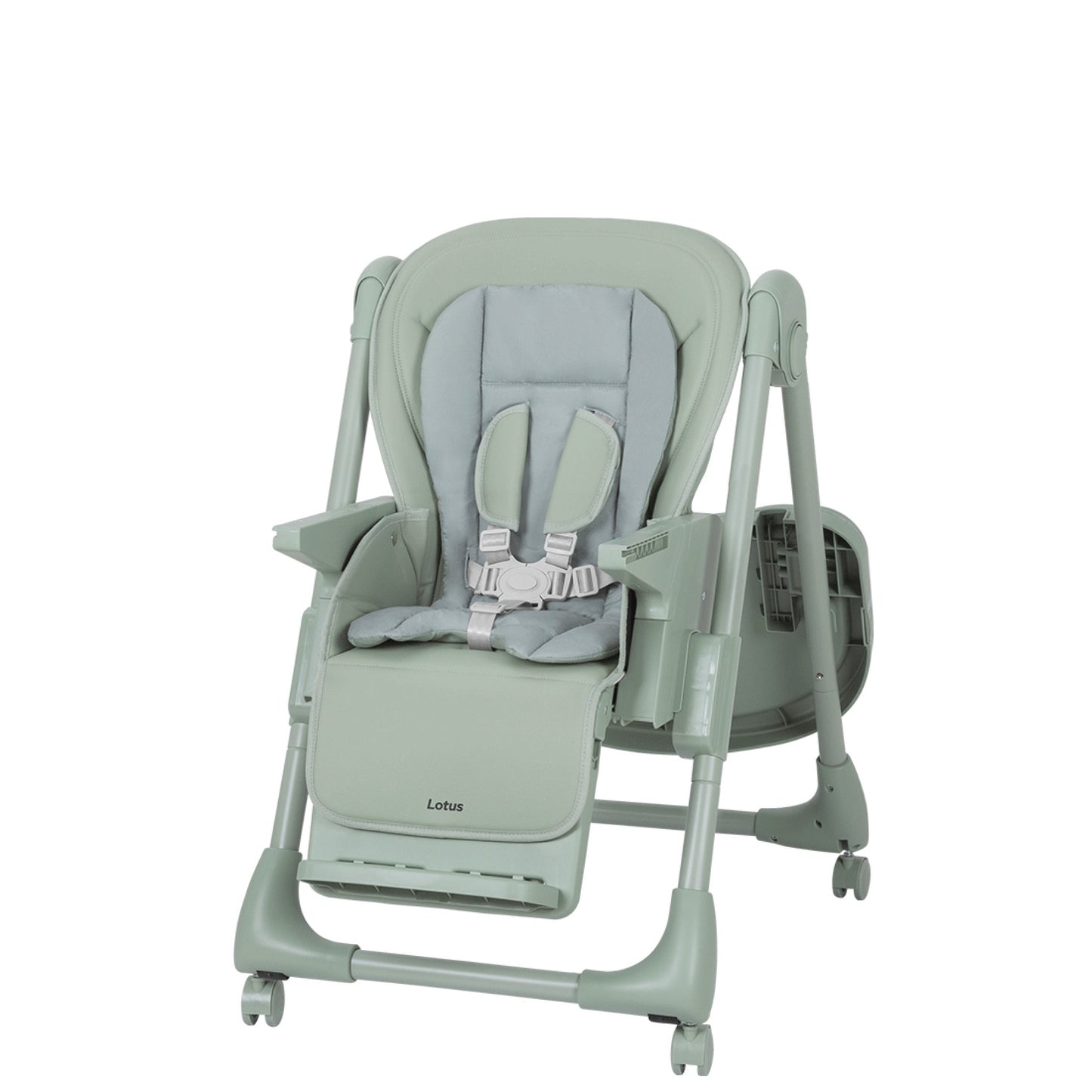 Carrello Lotus CRL-12101 Noa Green High Chair - Image 2