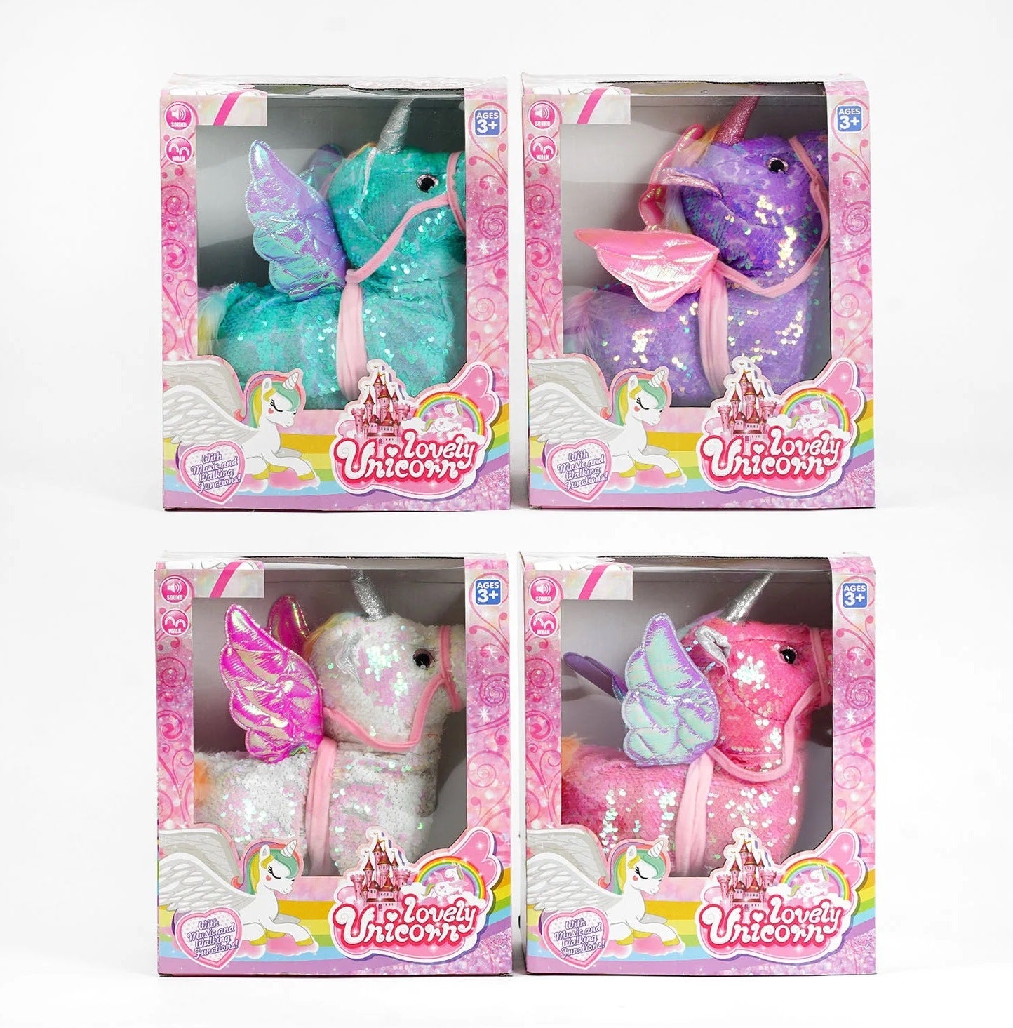 Pegasus M14795 Lovely Unicorn Plush Toy