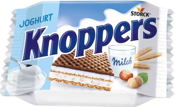 Knoppers Yogurt Wafers, 25 g