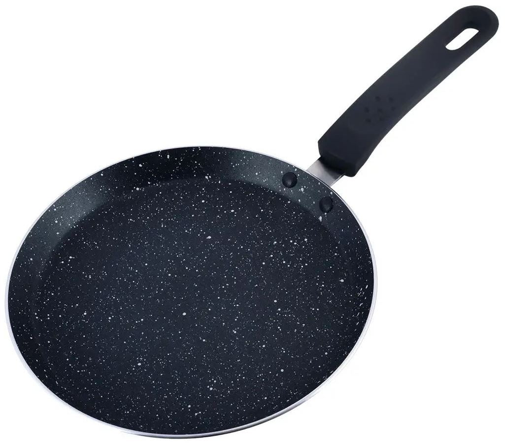 Kamille KM0619MR Marble Pancake Pan with Marble Coating, 22 cm