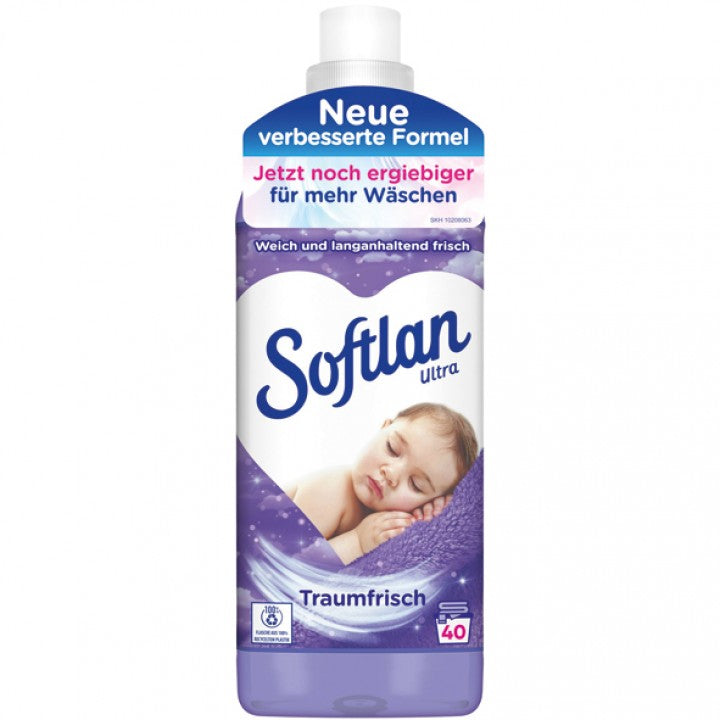 Softlan Dream Fresh Fabric Softener, 1 L