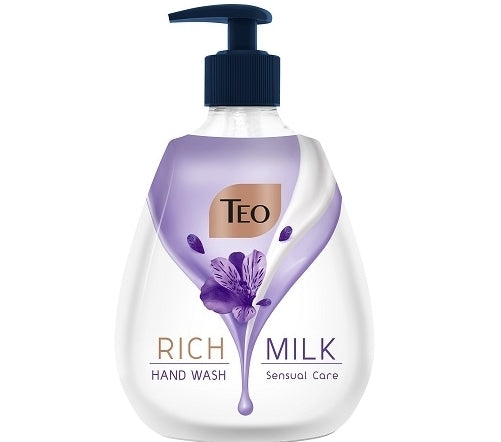 TEO Rich Milk Sensuale Care Liquid Hand Soap with Pump, 400 mL