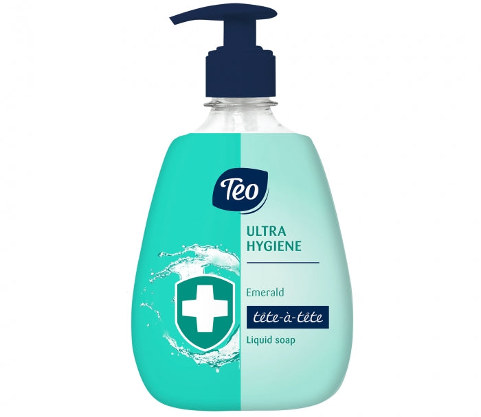 Teo Tete-a-Tete Emerald Liquid Hand Soap with Pump, 400 mL