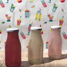 Olens K9357-M Milky Way Bottle with Straw, 225 mL - Image 2
