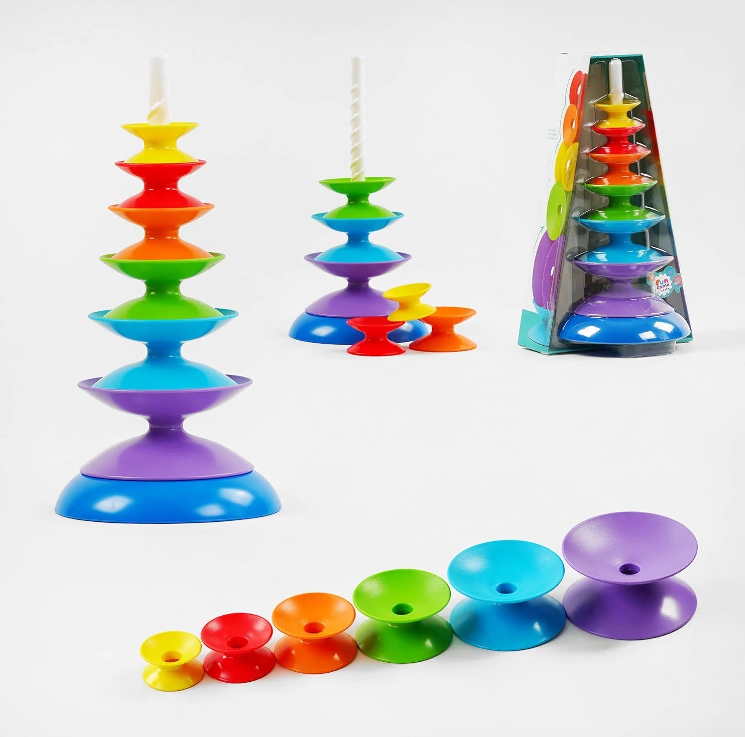 Fun Game Club 92657 Awesome Stacking Ring Toy