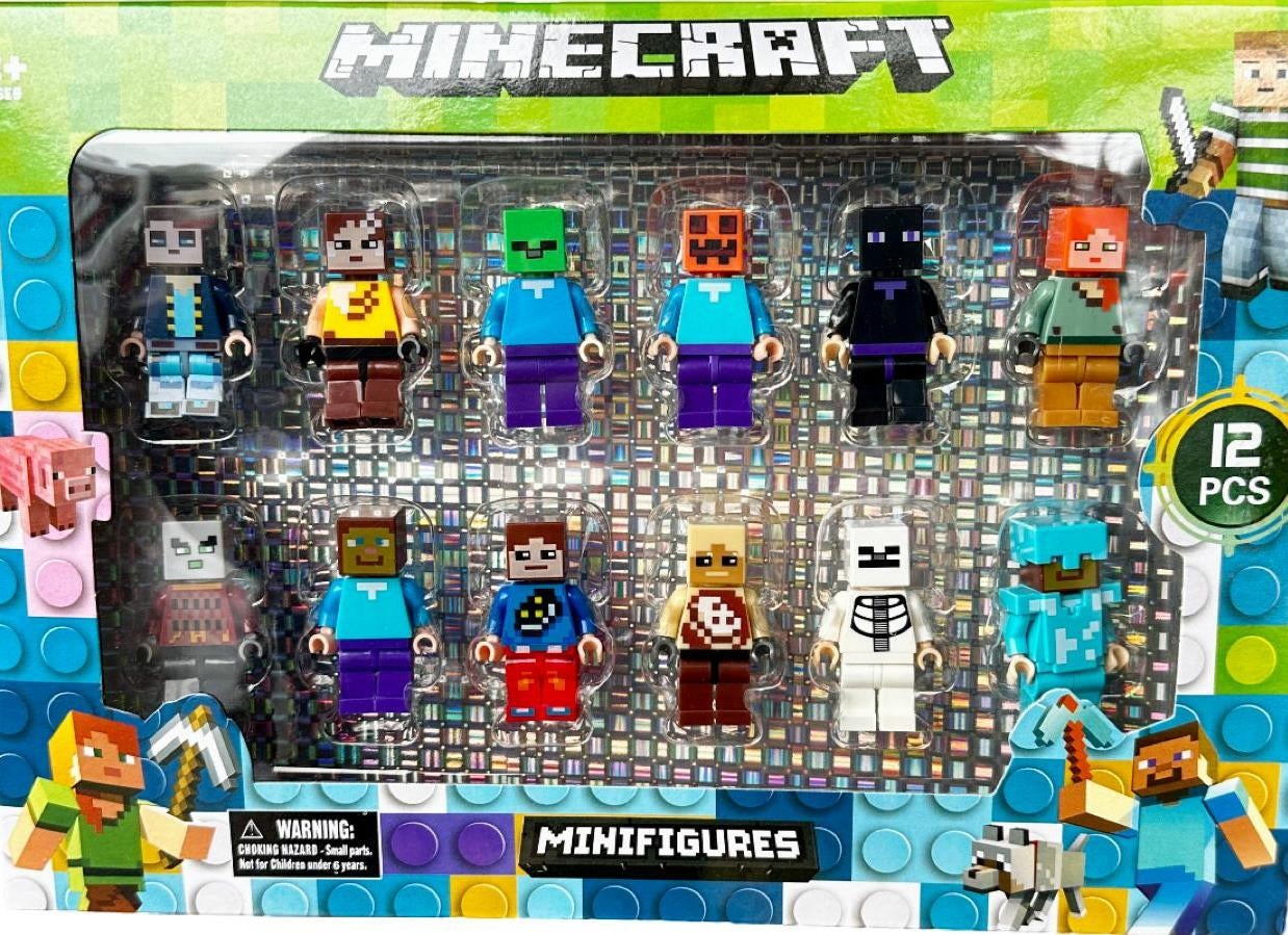 22619 Minecraft Figure Set, 12 pcs
