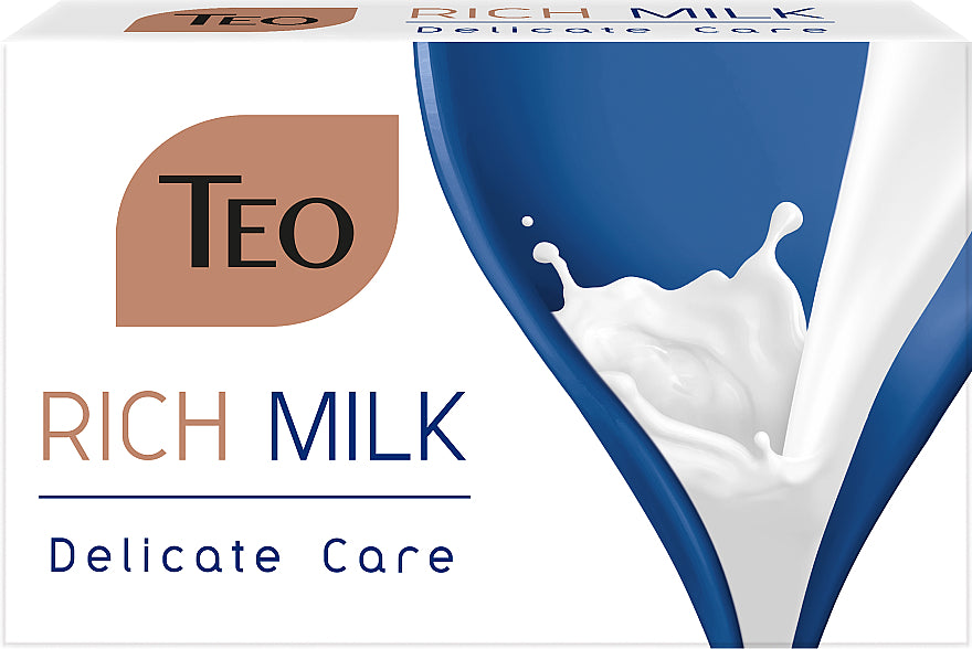 TEO Rich Milk Delicate Care Bar Soap, 90 g