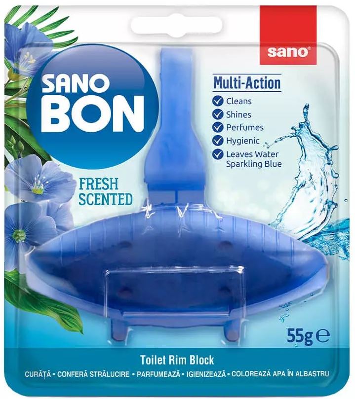 Sano Fresh Scented Hanging Toilet Bowl Freshener, 55 g