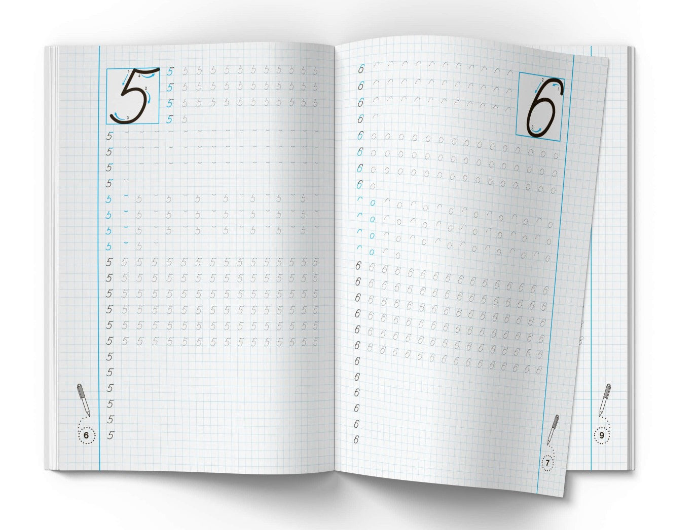 Crystal Book Writing Practice Workbook: Math: Learning to Write Numbers, 4+ - Image 2