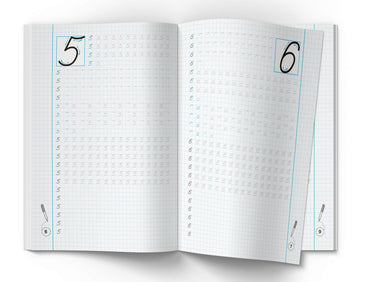 Crystal Book Writing Practice Workbook: Math: Learning to Write Numbers, 4+ - Image 2