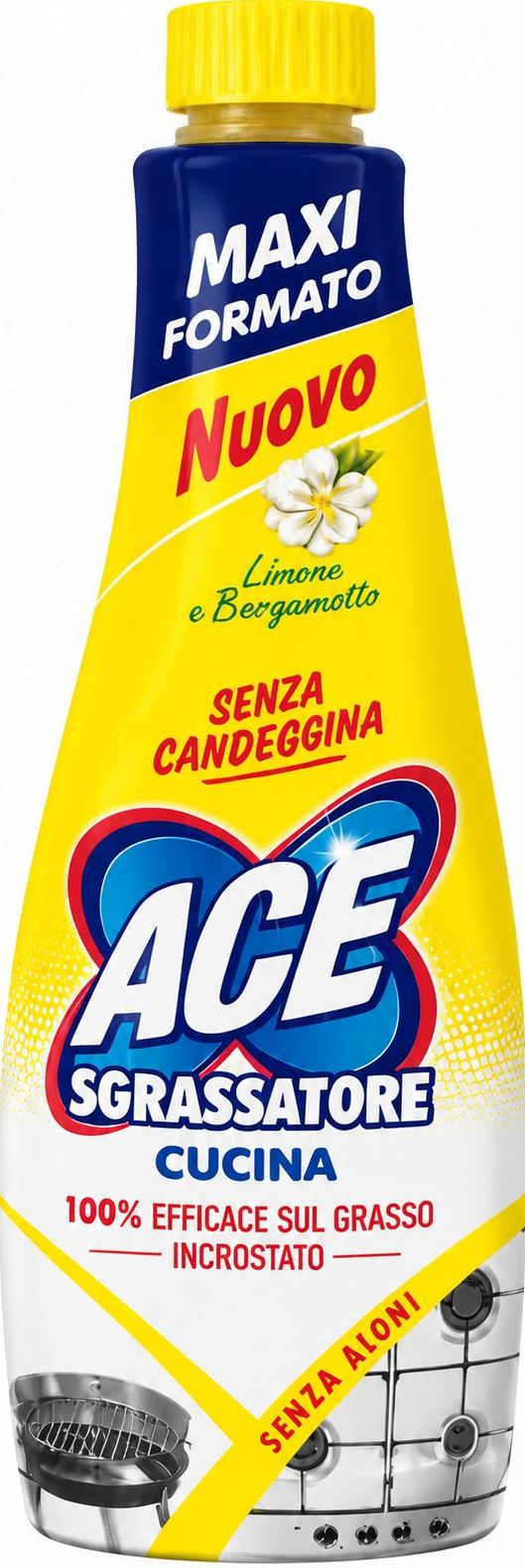 Ace Lemon & Bergamot Kitchen Degreaser Refill Pouch, 800 mL