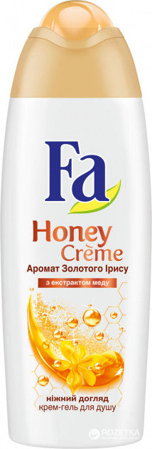 Fa Honey Creme Golden Iris Shower Cream Gel, 250 mL