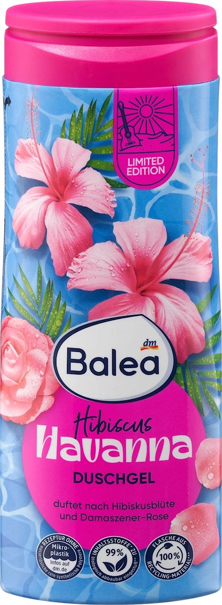 Balea Hibiscus Havana Shower Gel, 300 mL