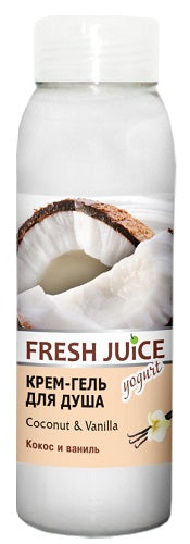 Fresh Juice Coconut & Vanilla Shower Gel, 300 mL
