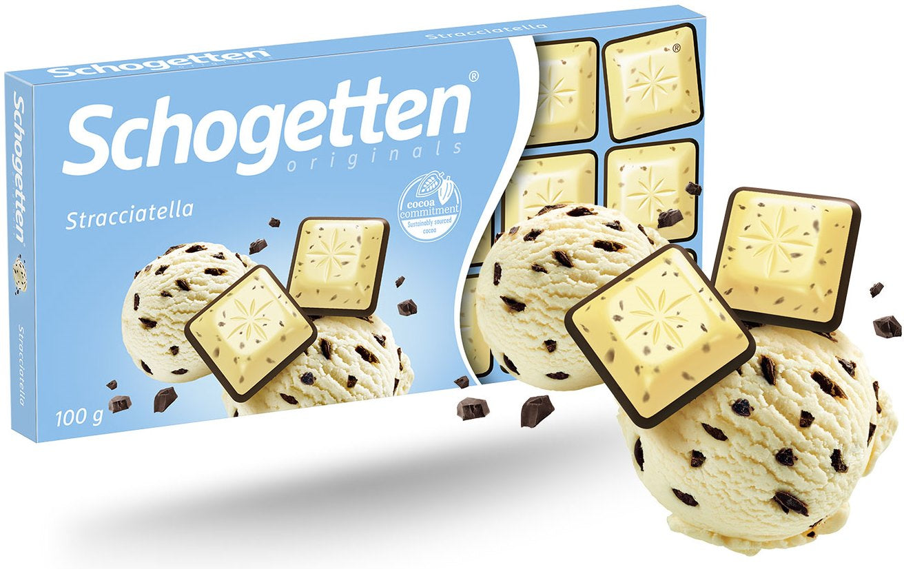 Schogetten Stracciatella Chocolate, 100 g