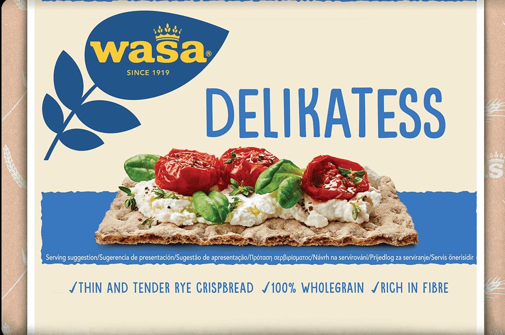 Wasa Delikatess Rye Crispbread, 270 g