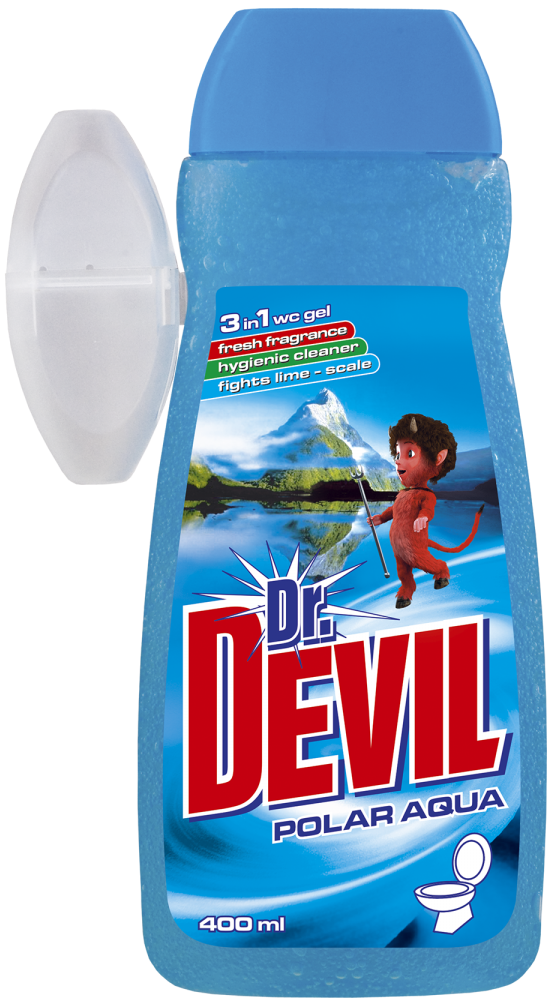 Dr.Devil Polar Water 3-in-1 Hanging Toilet Gel, 400 mL