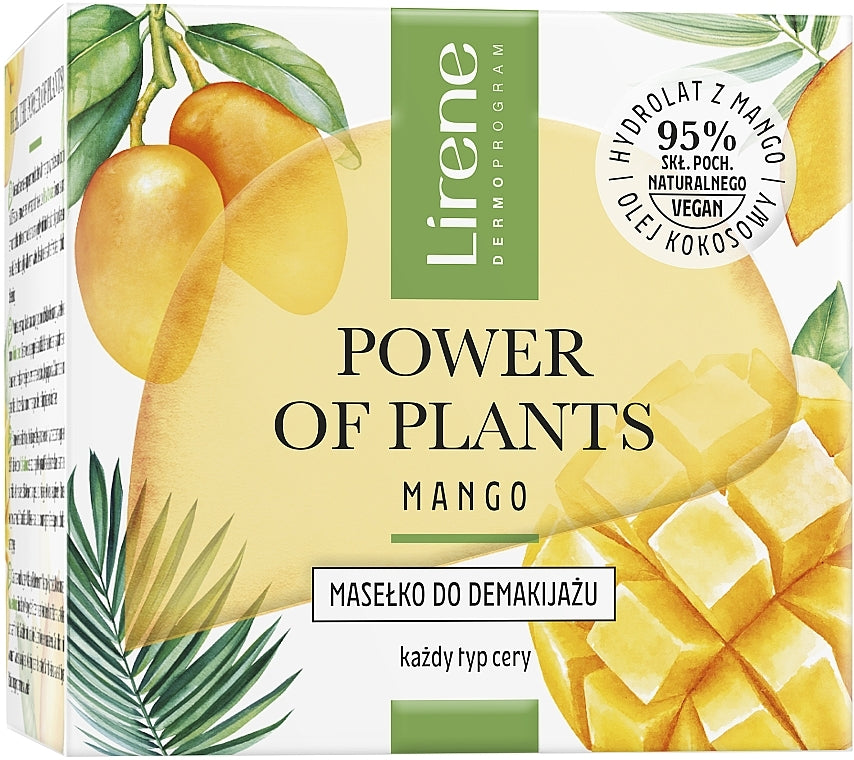 Lirene Power of Plants Mango Makeup Remover Oil, 45 mL