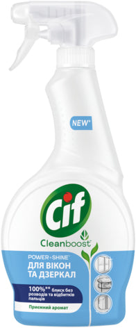 Cif Window & Mirror Cleaner Spray, 500 mL